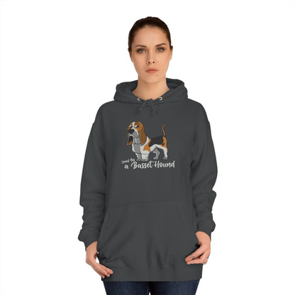 LOVED BY  BASSET 4 Unisex College Hoodie