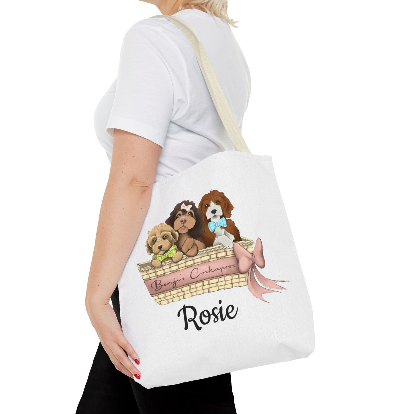 Rosie* Benjis Cockapoos Tote Bag