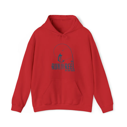 RUN YOUR REEL - 4 Unisex Heavy Blend™ Hooded Sweatshirt