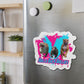 2 HOLLA BACK BULLIES Die-Cut Magnets