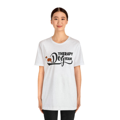 THERAPY DOG TEAM - ROUGH COLLIE   -  Unisex Short Sleeve Tee