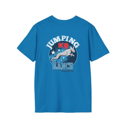 Jumping K9 Ranch  Unisex Softstyle T-Shirt