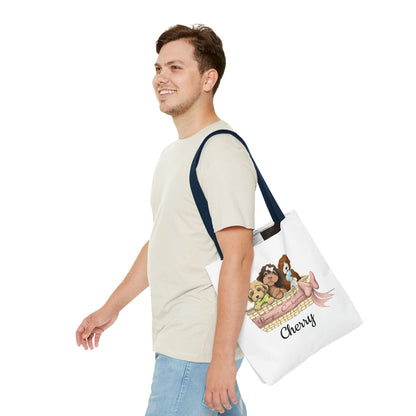 CHERRY  Benjis Cockapoos Tote Bag