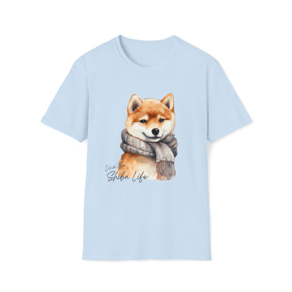 LIVIN THE SHIBA LIFE * Unisex Softstyle T-Shirt