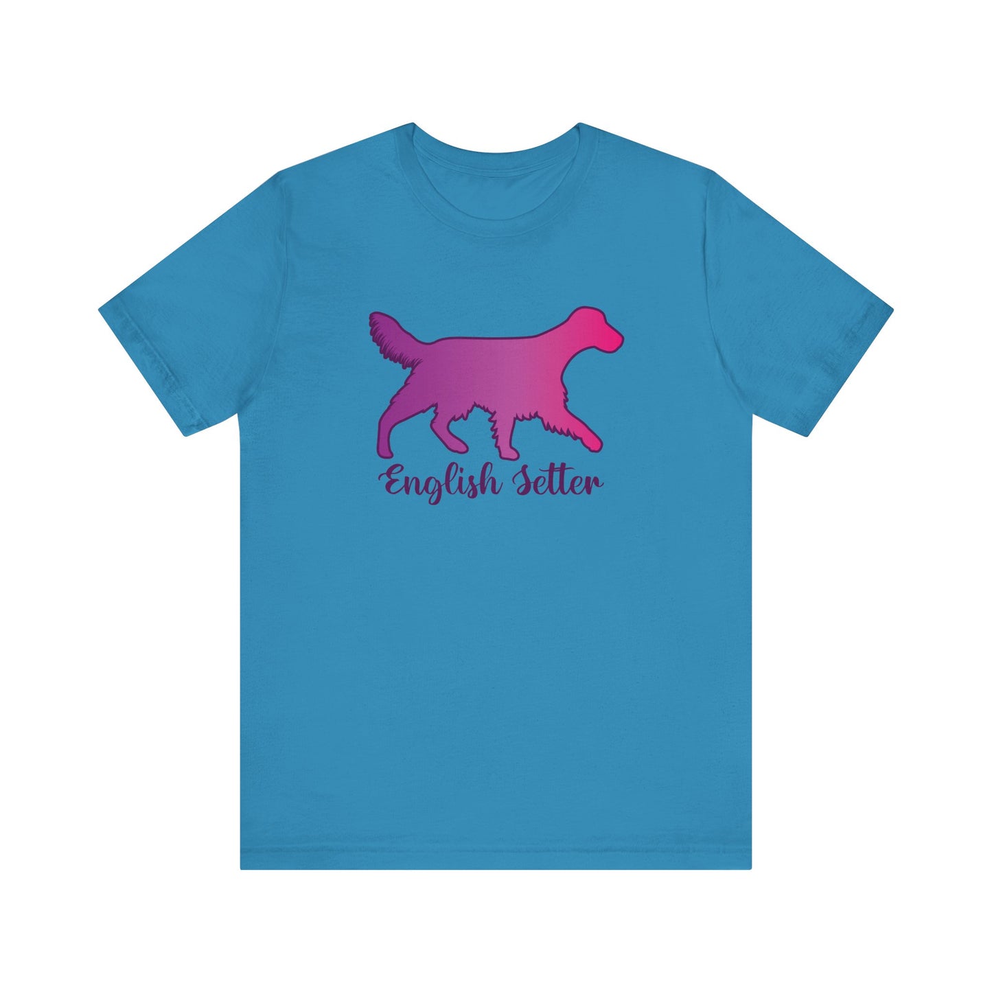 ENGLISH SETTER  Silhouette Unisex Jersey Short Sleeve Tee