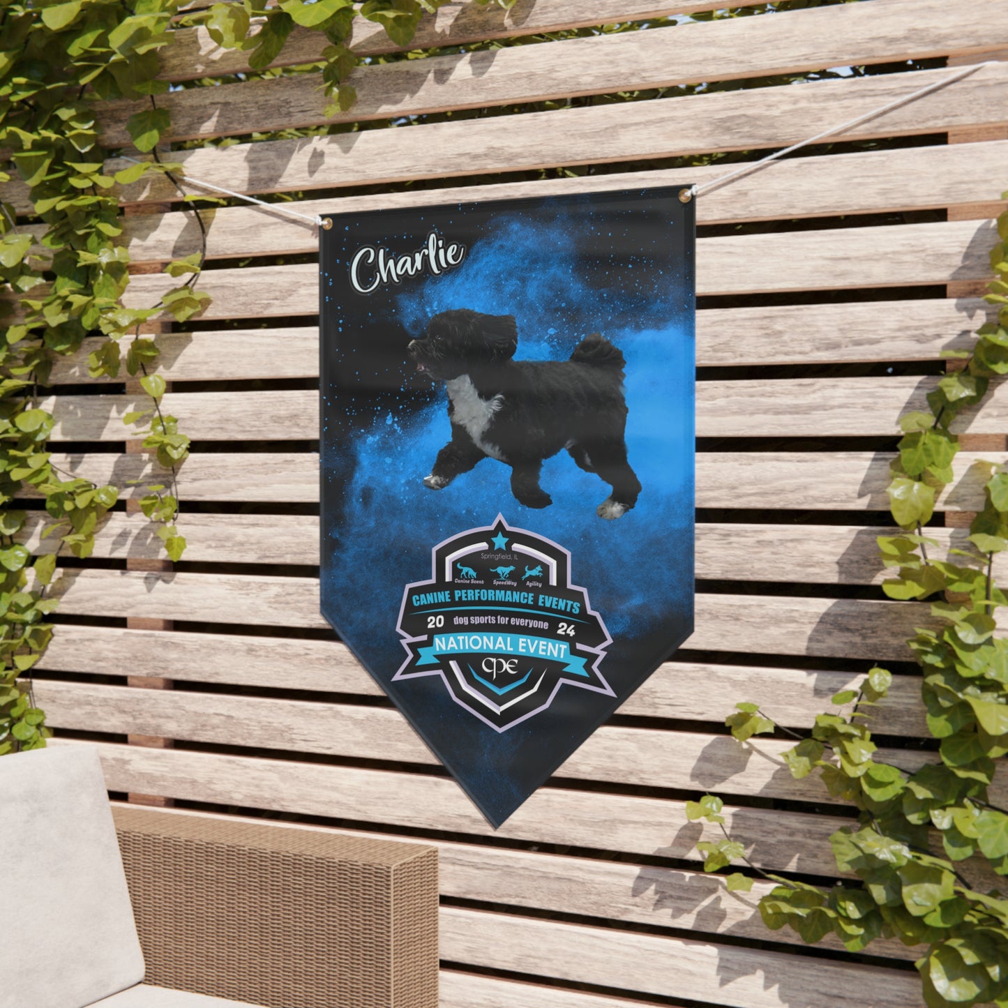 Charlie  CPE Pennant Banner