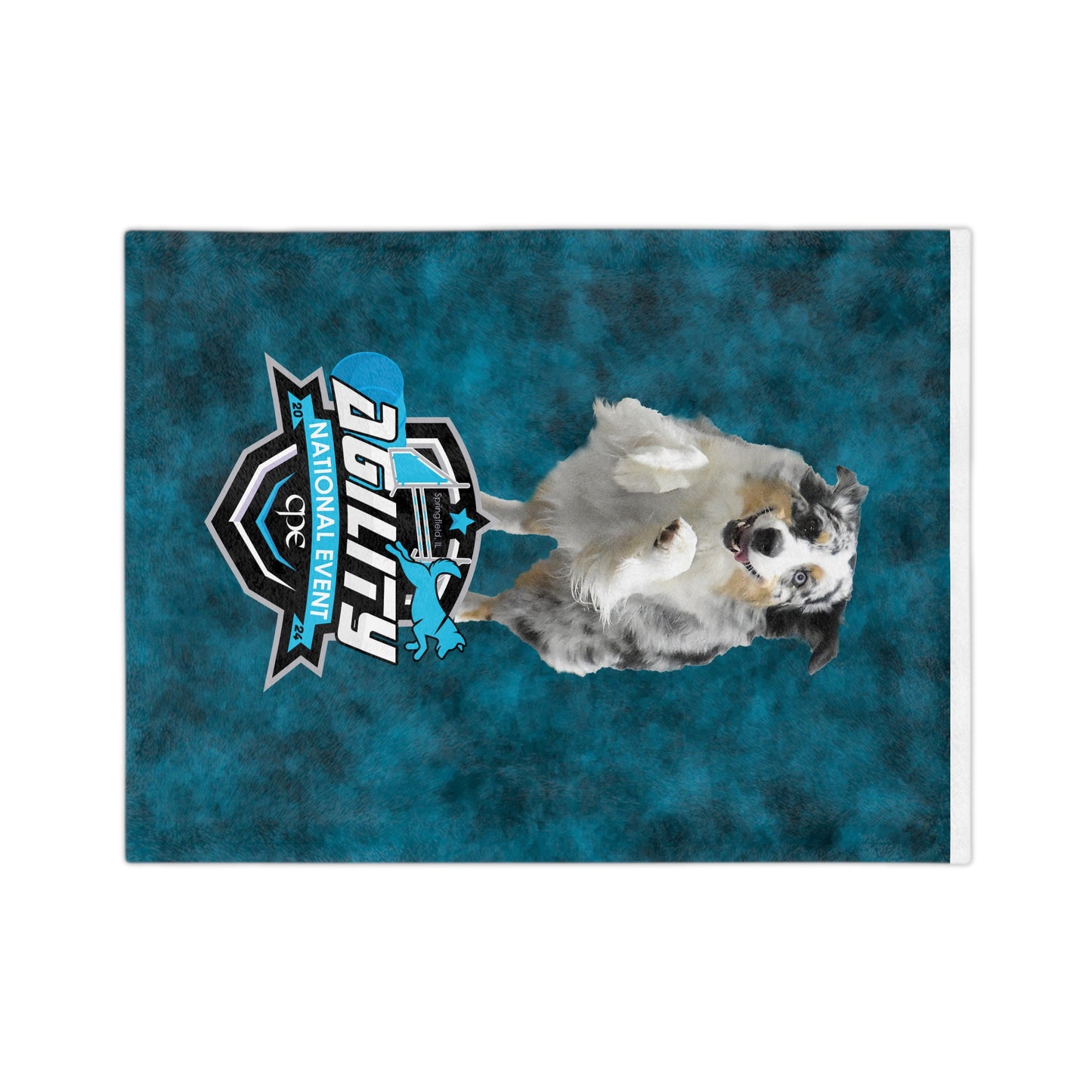 CUSTOM AGILITY CPE NATIONALS Velveteen Microfiber Blanket