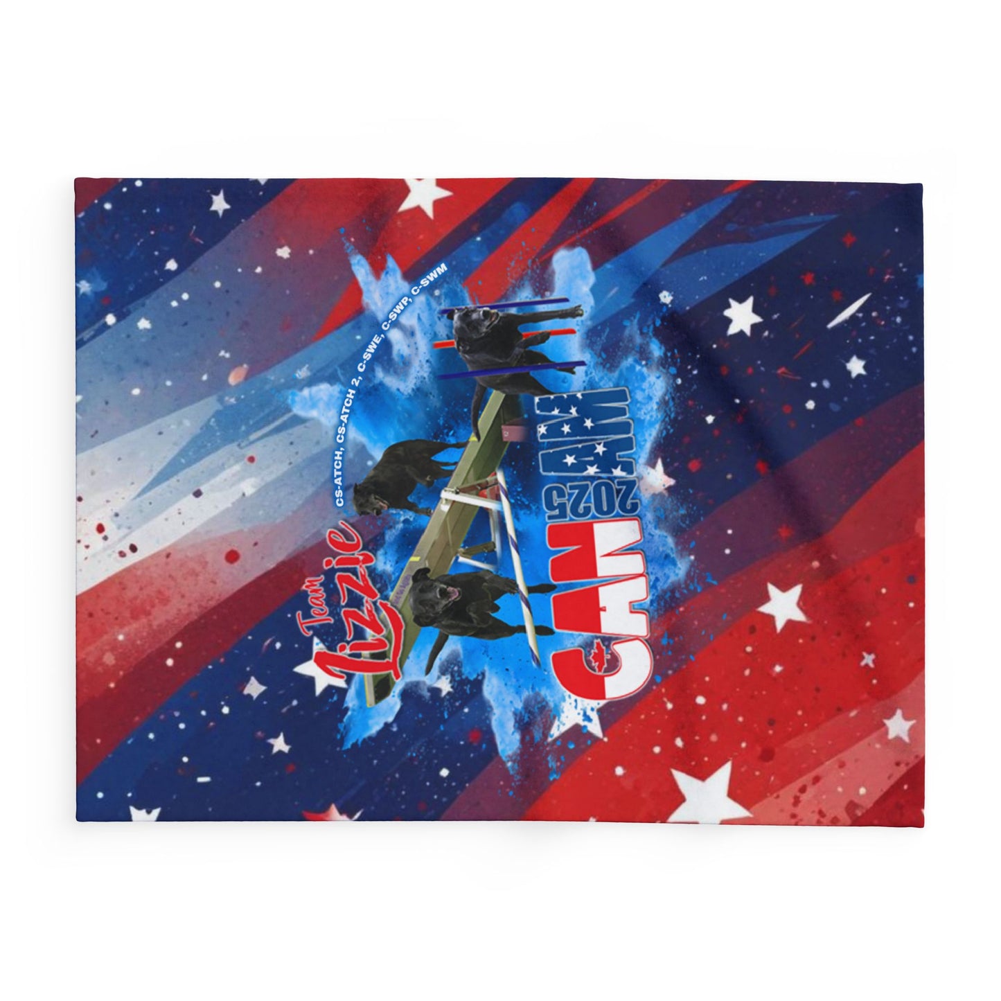 LIZZIE CAN AM Fleece Blanket