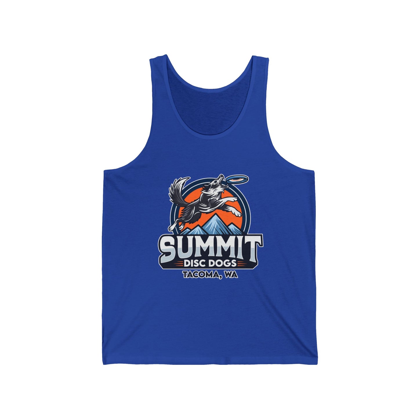 SUMMIT DISC DOGS  Unisex Jersey Tank