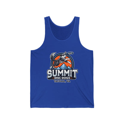SUMMIT DISC DOGS  Unisex Jersey Tank