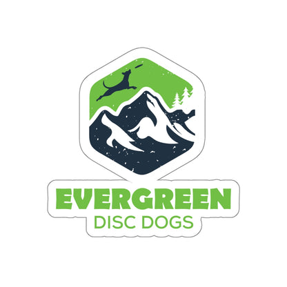 EVERGREEN DISC DOGS Die-Cut Stickers