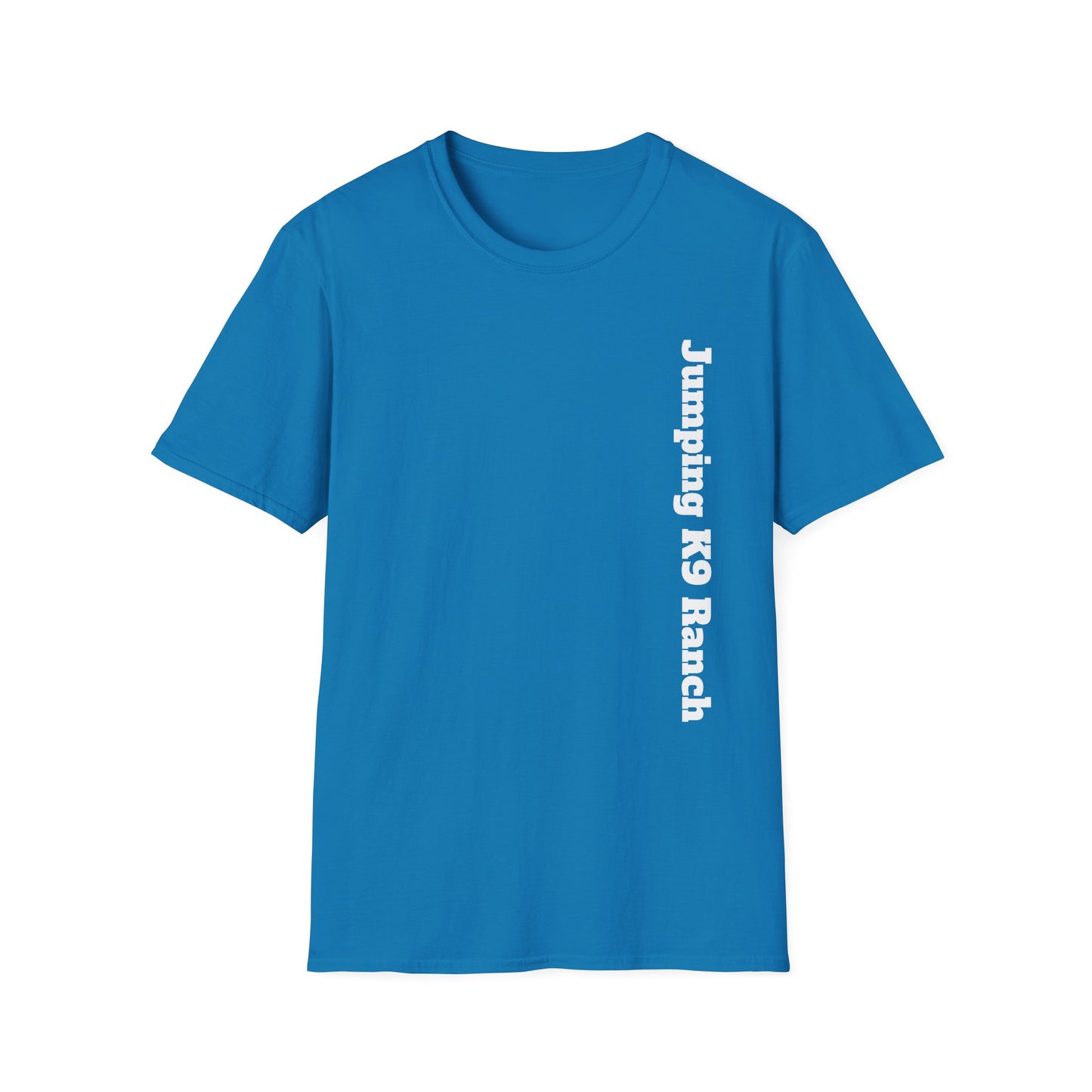Jumping K9 Ranch  Unisex Softstyle T-Shirt