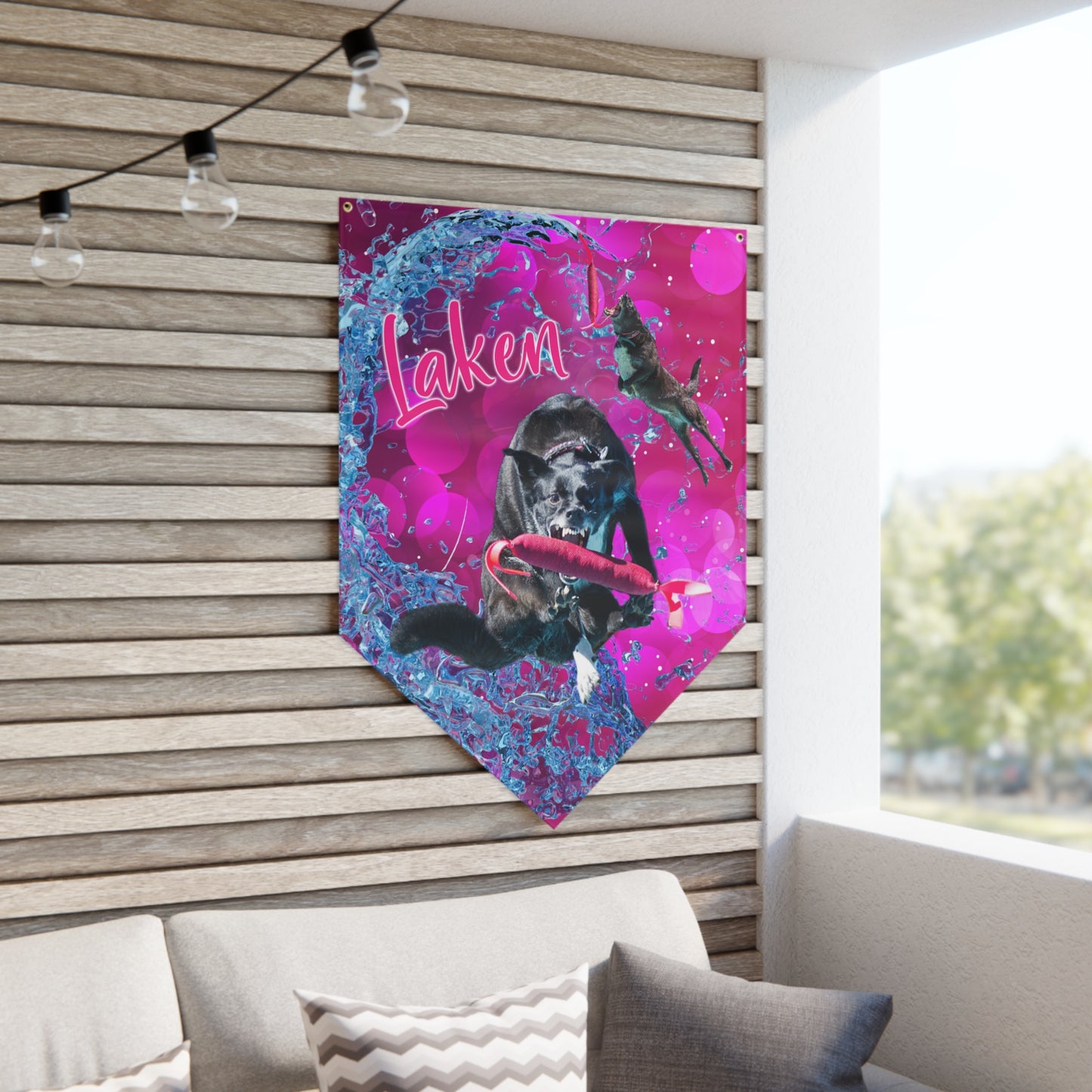 LAKEN Pennant Banner