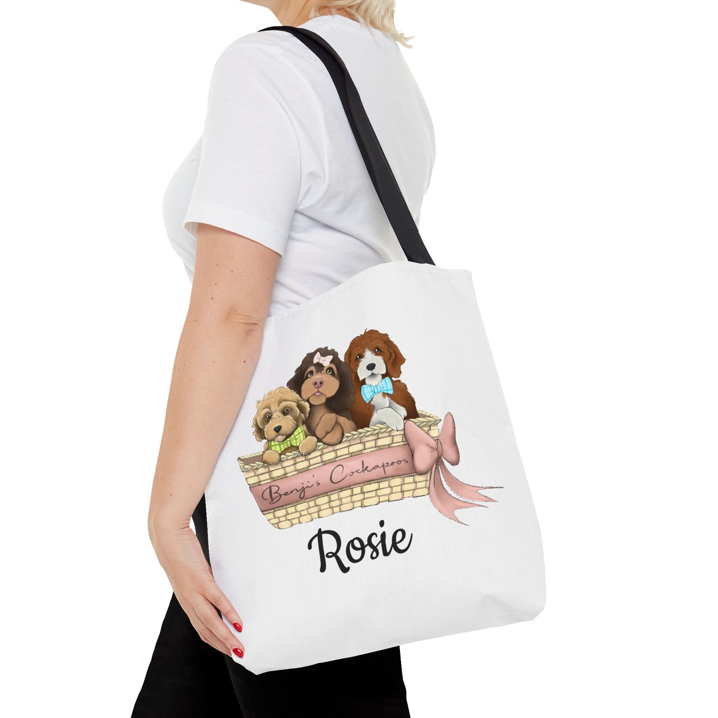 Rosie* Benjis Cockapoos Tote Bag