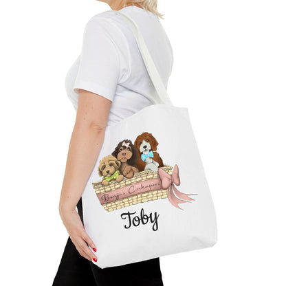 Toby * Benjis Cockapoos Tote Bag