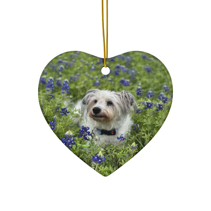 Jeana Burke - Ceramic Ornaments, Double-Sided  CIRCLE
