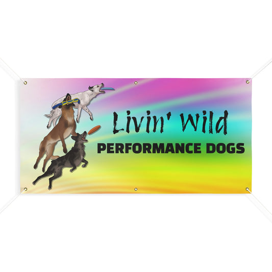 LIVIN' WILD Matte Banner