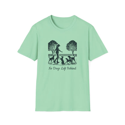 3 No Dogs Left Behind - Unisex Softstyle T-Shirt