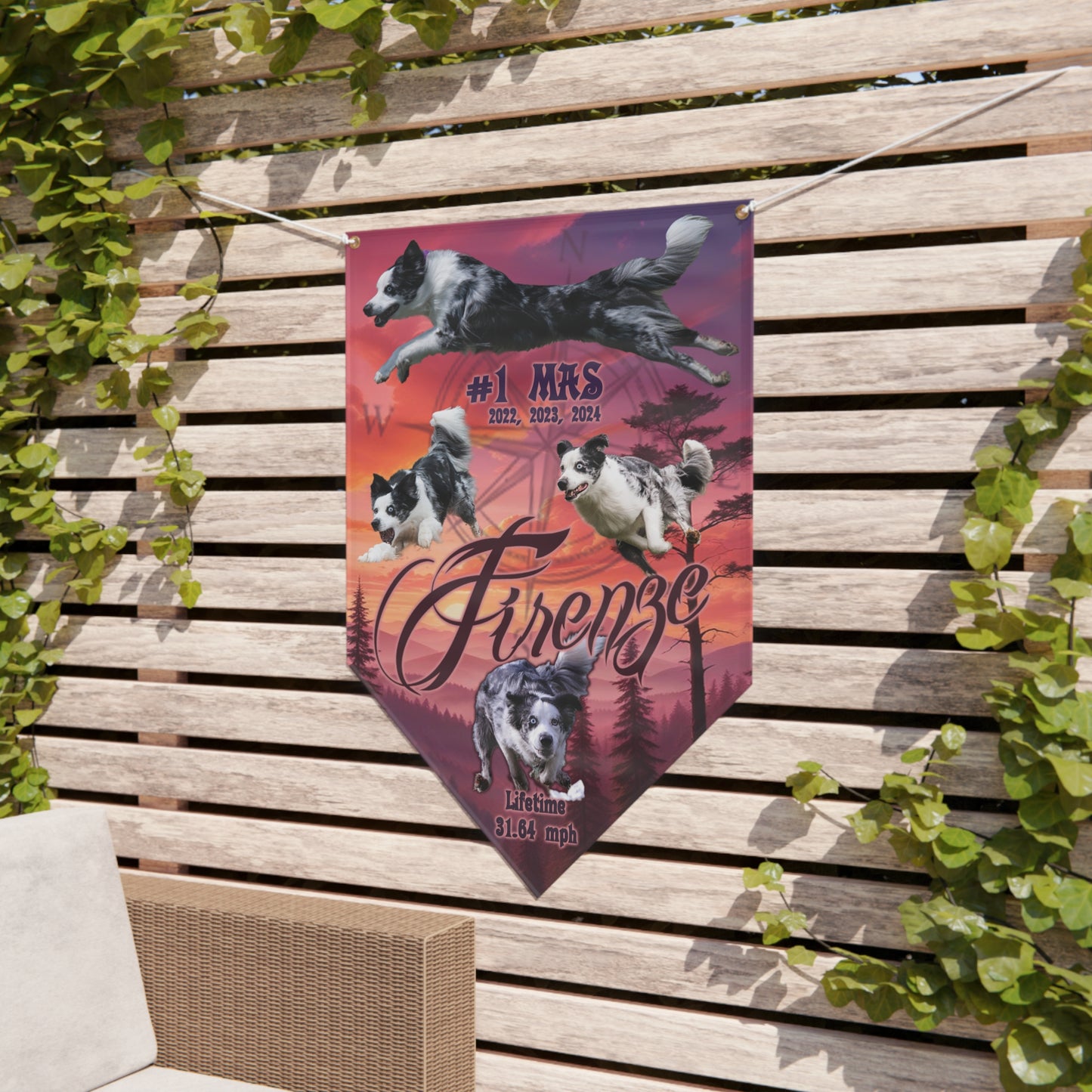 FIRENZE  Pennant Banner