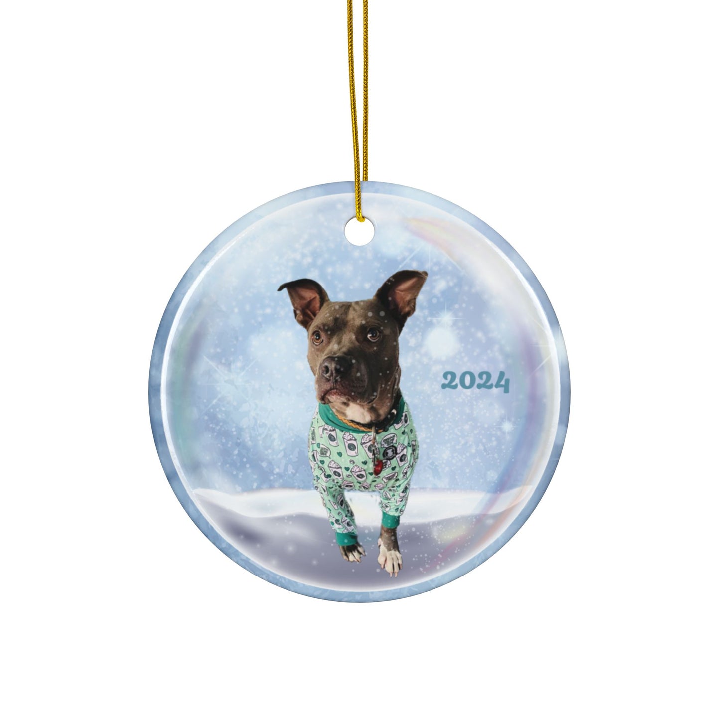 OTTO - Ceramic Ornaments, Double-Sided  CIRCLE