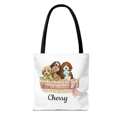 CHERRY  Benjis Cockapoos Tote Bag