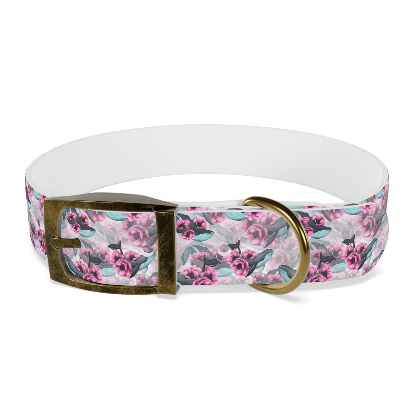 FLORAL ORCA  Dog Collar