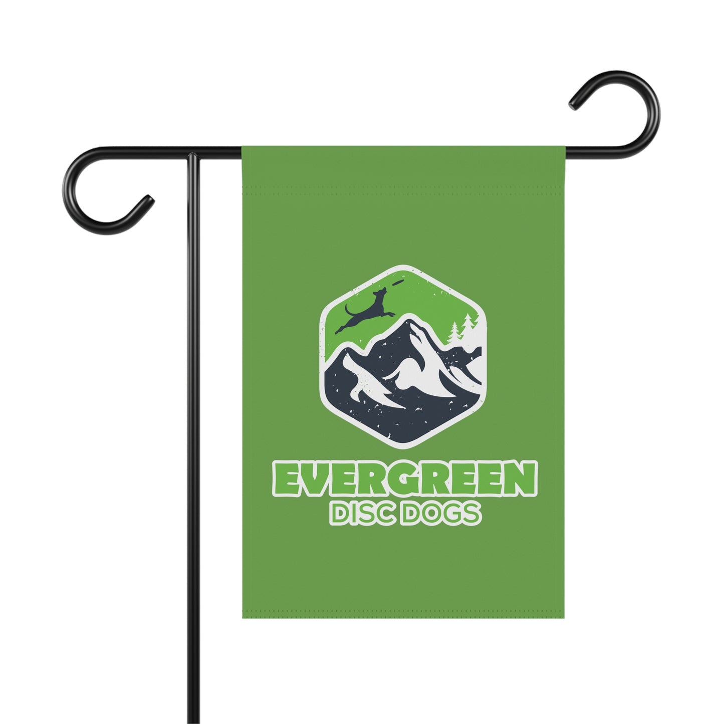 EVERGREEN DISC DOGS Garden  Banner