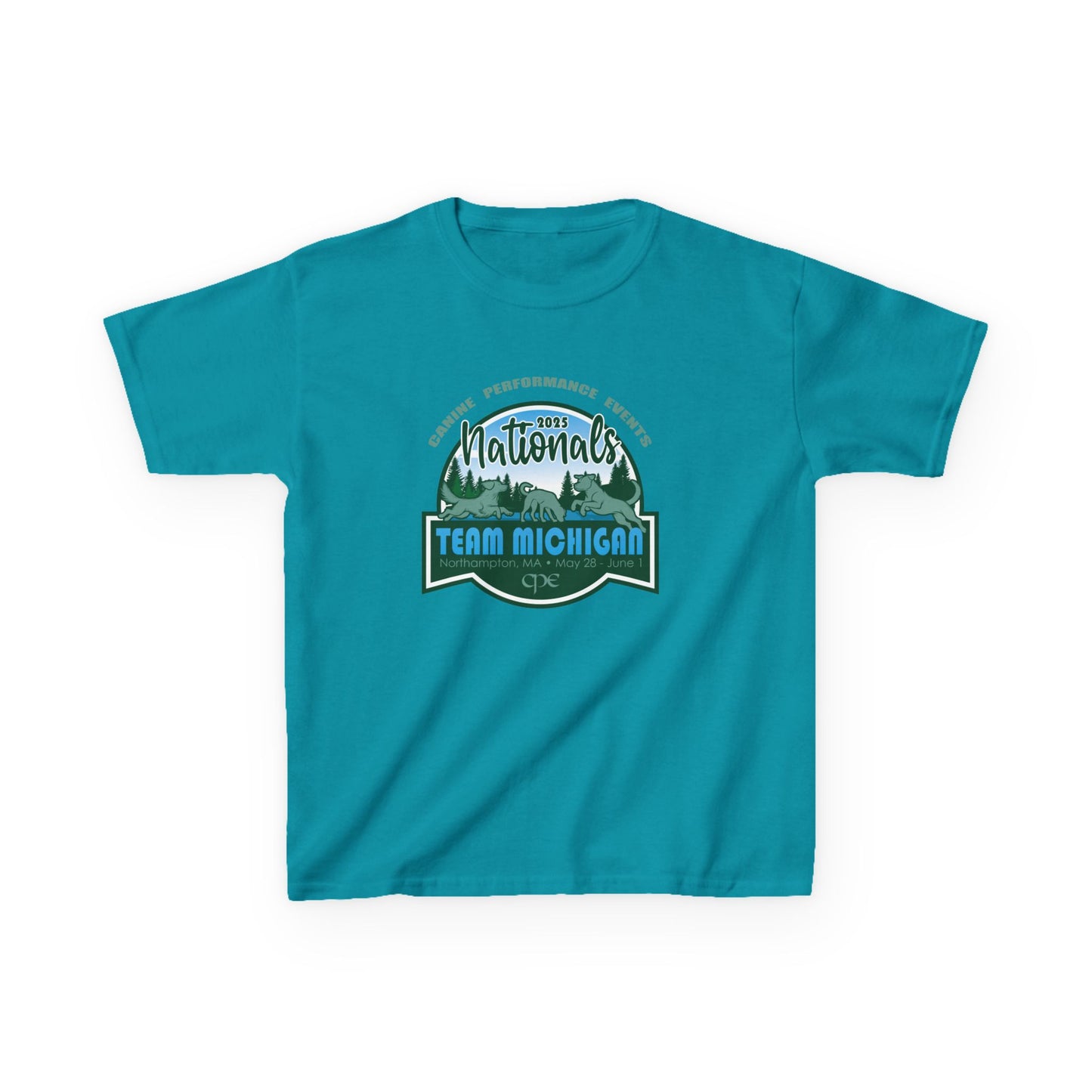 TEAM MICHIGAN Kids Heavy Cotton™ Tee