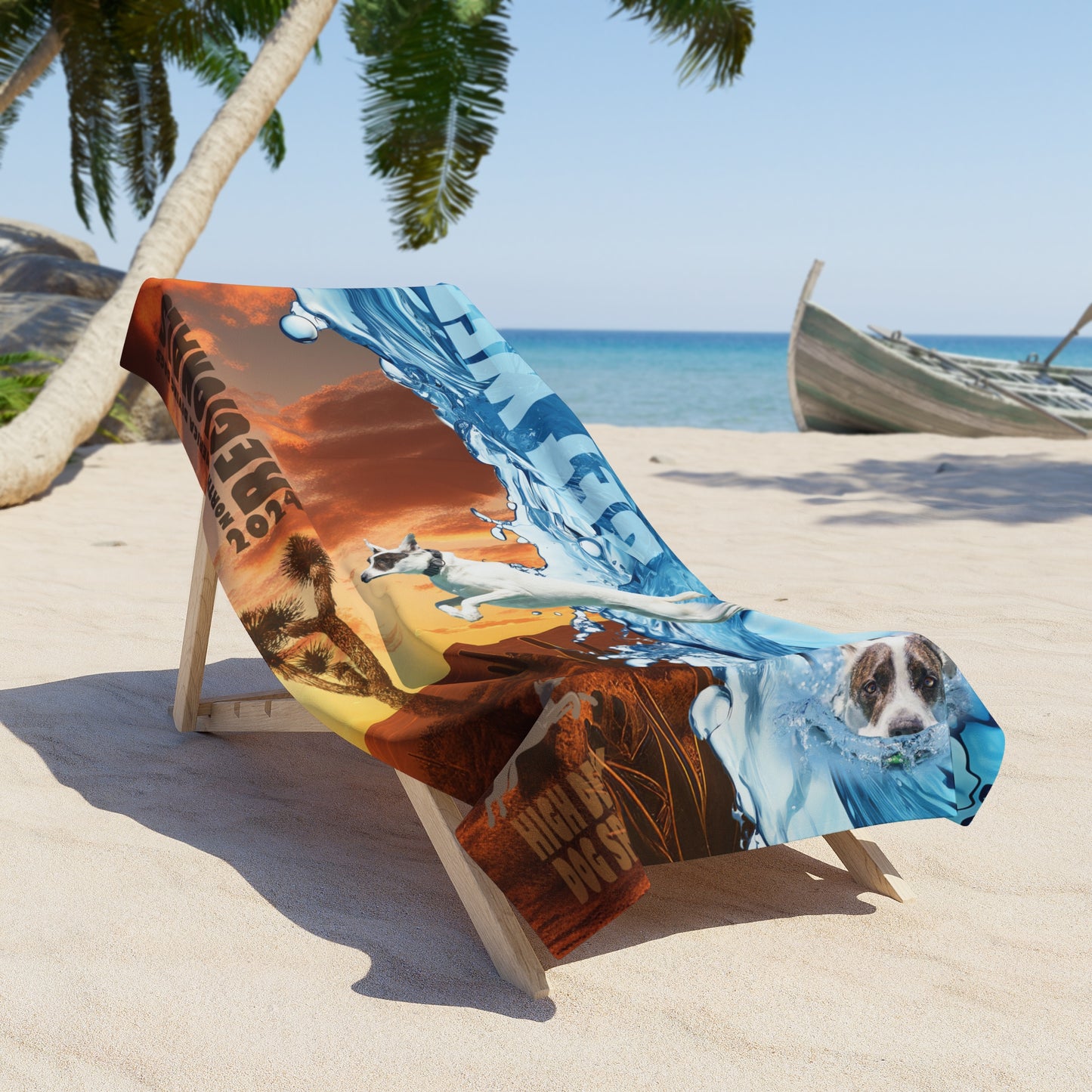 *GUS GUS   DESERT Beach Towel