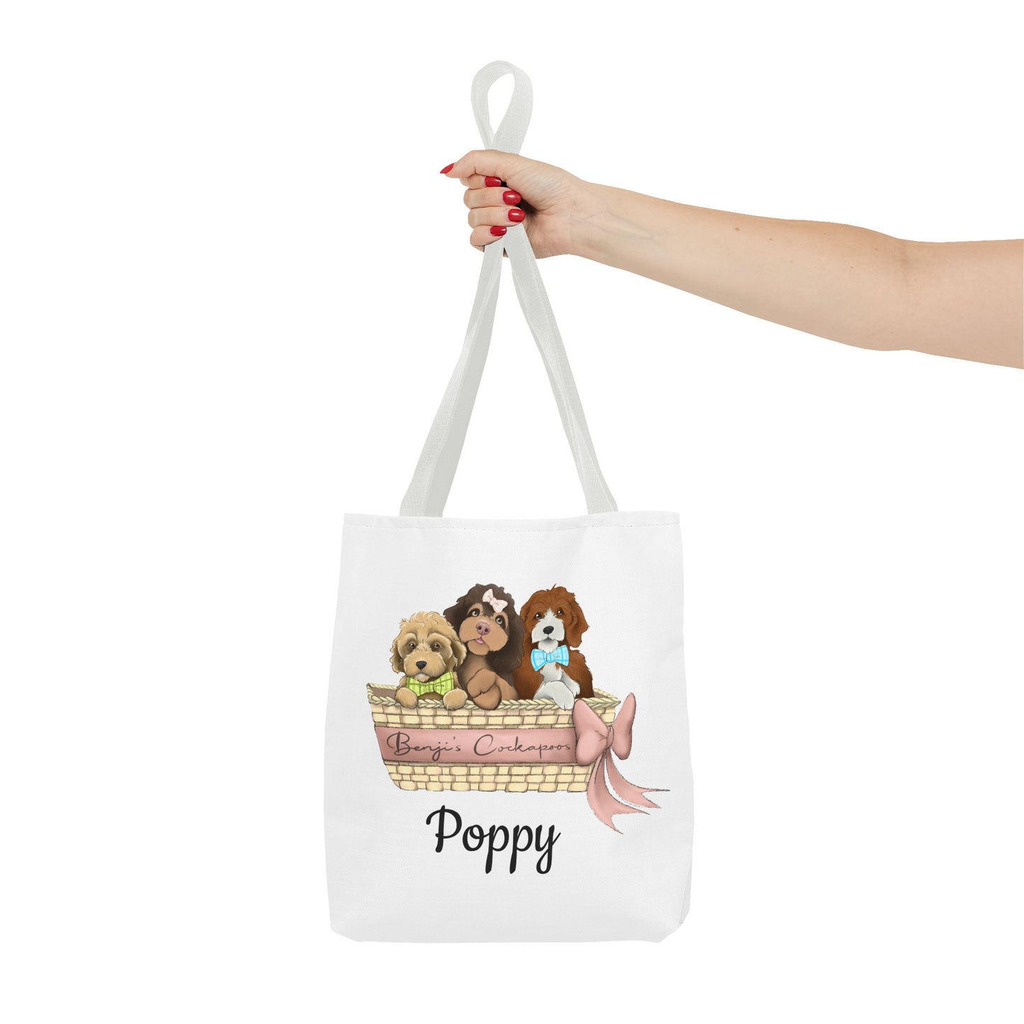 Poppy    Benjis Cockapoos Tote Bag