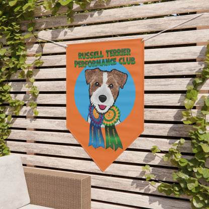 RUSSELL TERRIER PERFORMANCE CLUB Pennant Banner