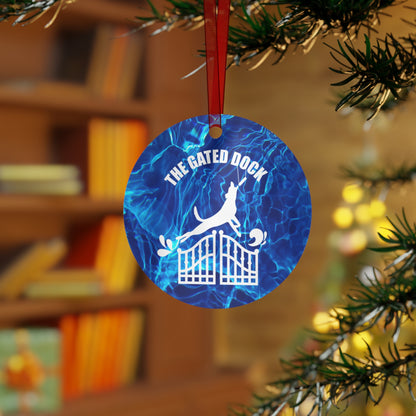 GATED DOCK Metal Ornaments