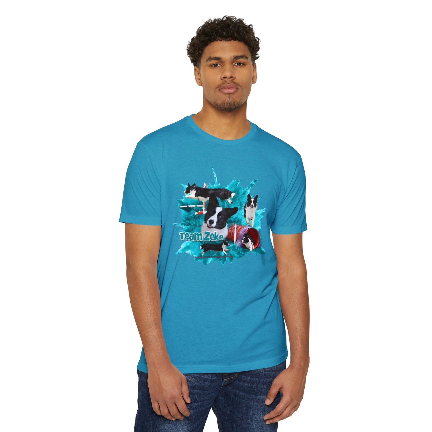 TEAM ZEKE  Unisex CVC Jersey T-shirt