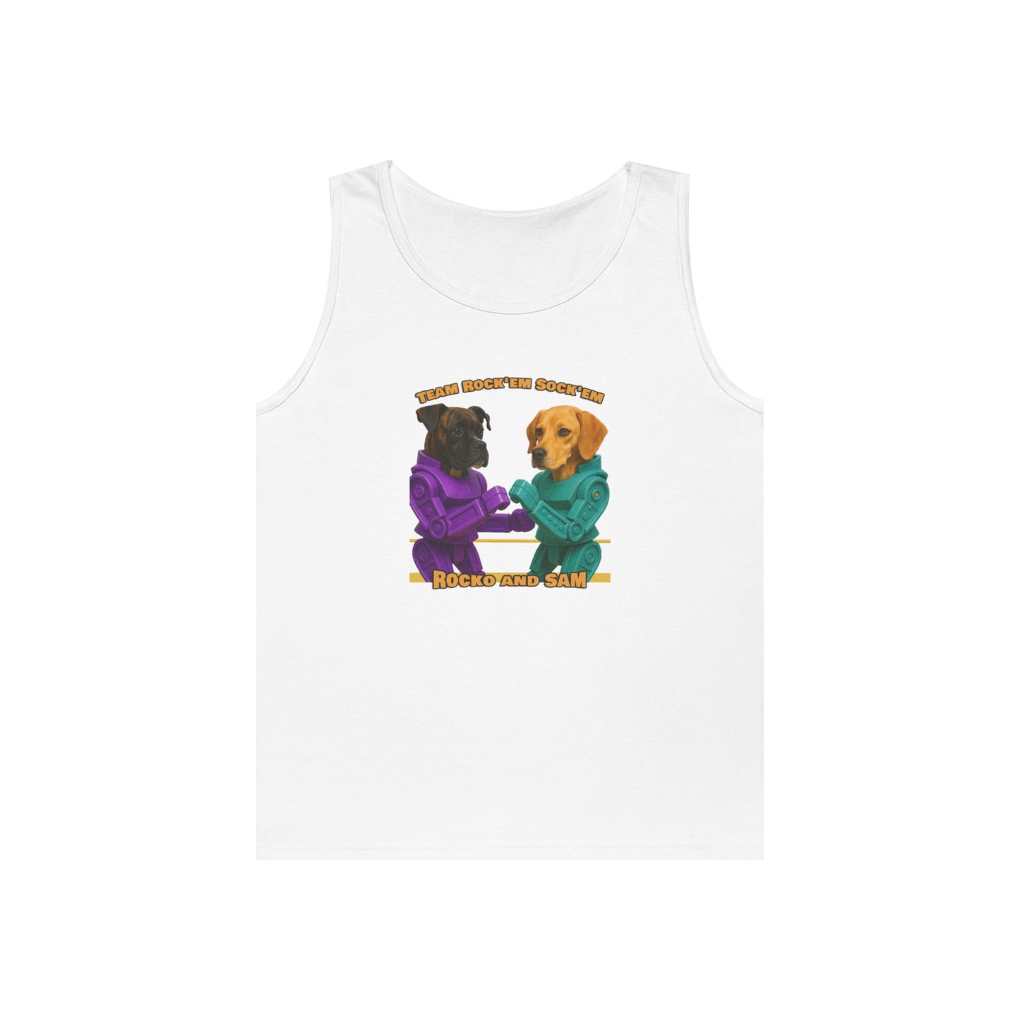 ROCKO SAM Unisex Heavy Cotton Tank Top