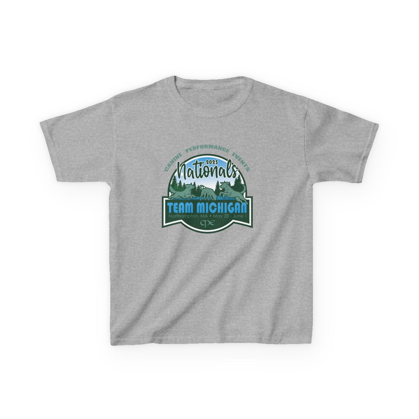 TEAM MICHIGAN Kids Heavy Cotton™ Tee