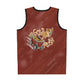 GOLD RUSH FLYBALL Basketball Jersey (AOP)