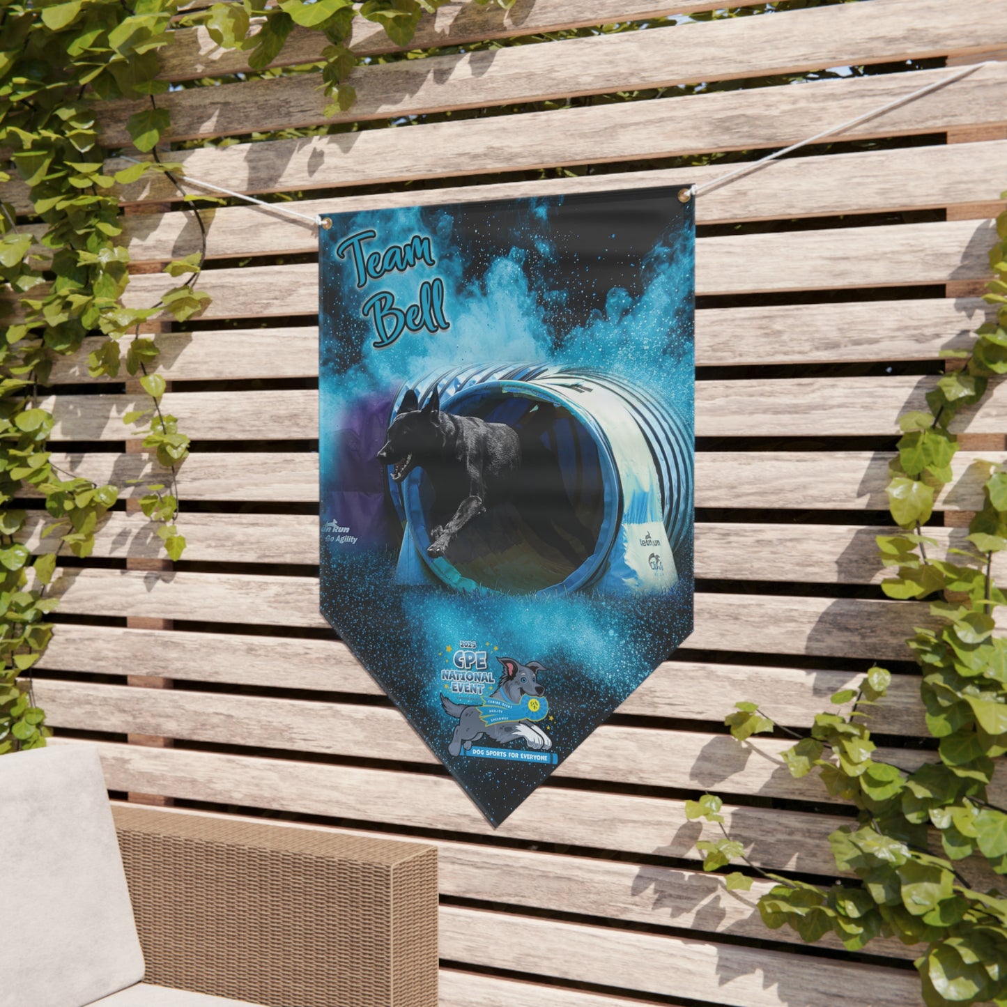 CPE TEAM BELL Pennant Banner