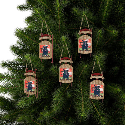 RIDER Sled Ornaments