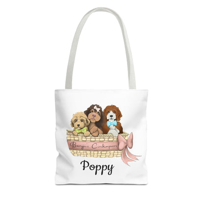Poppy    Benjis Cockapoos Tote Bag