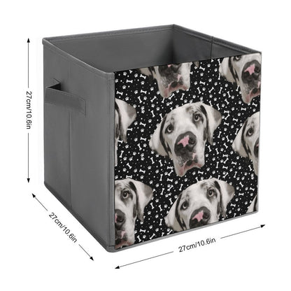 FACE w PAWS-n-BONES Folding Storage Bin