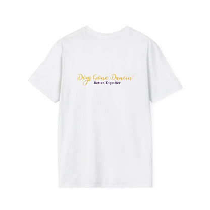 Dogs Gone Dancin'  Unisex Softstyle T-Shirt