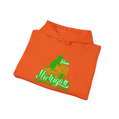 MICHIGAN BARN HUNT Unisex Heavy Blend™ Hooded Sweatshirt
