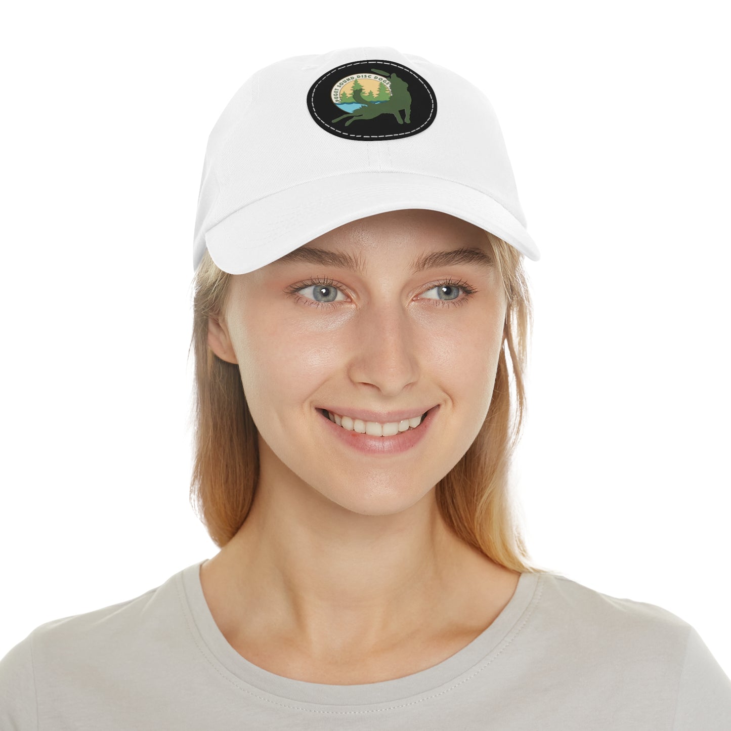 Puget Sound Disc Dogs Hat with Leather Patch (Round)