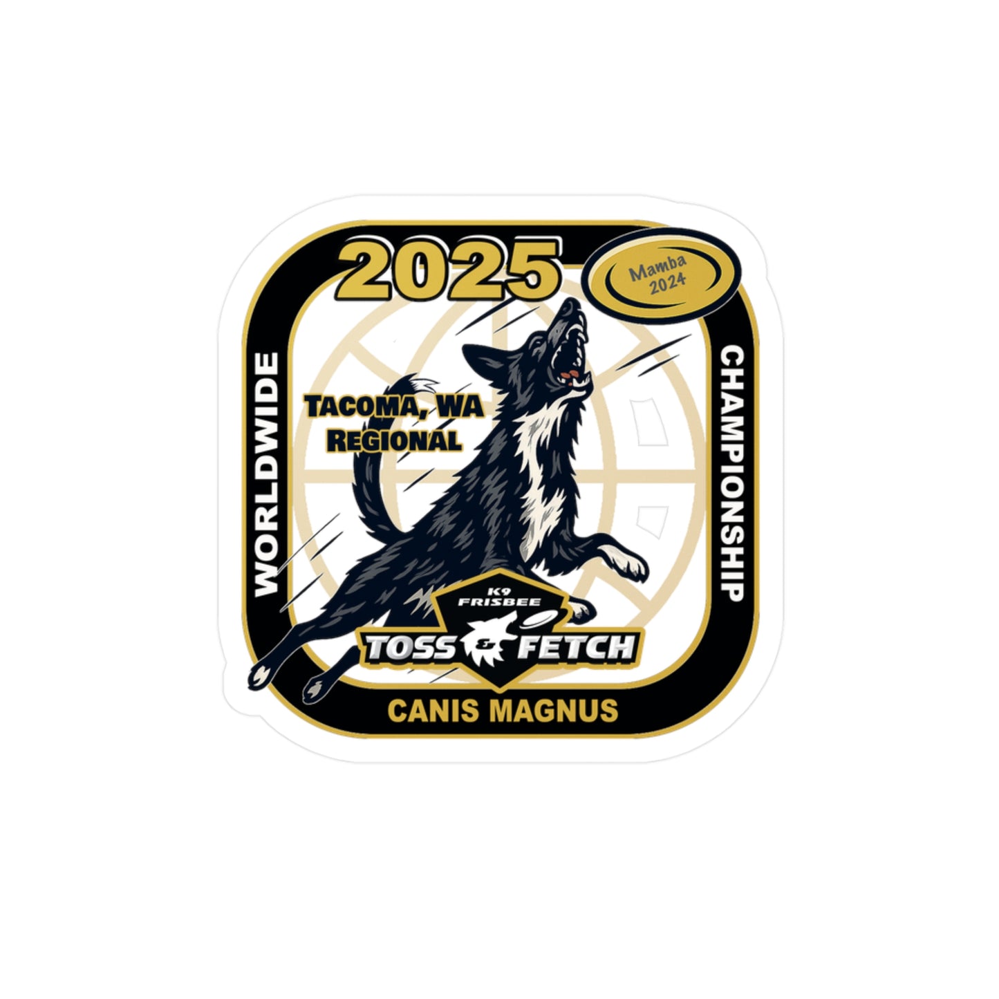 TOSS FETCH Tacoma  Vinyl Decals