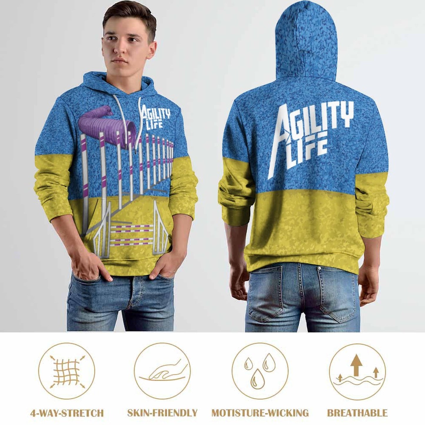 AGILITY LIFE Hoodie  - Polyester