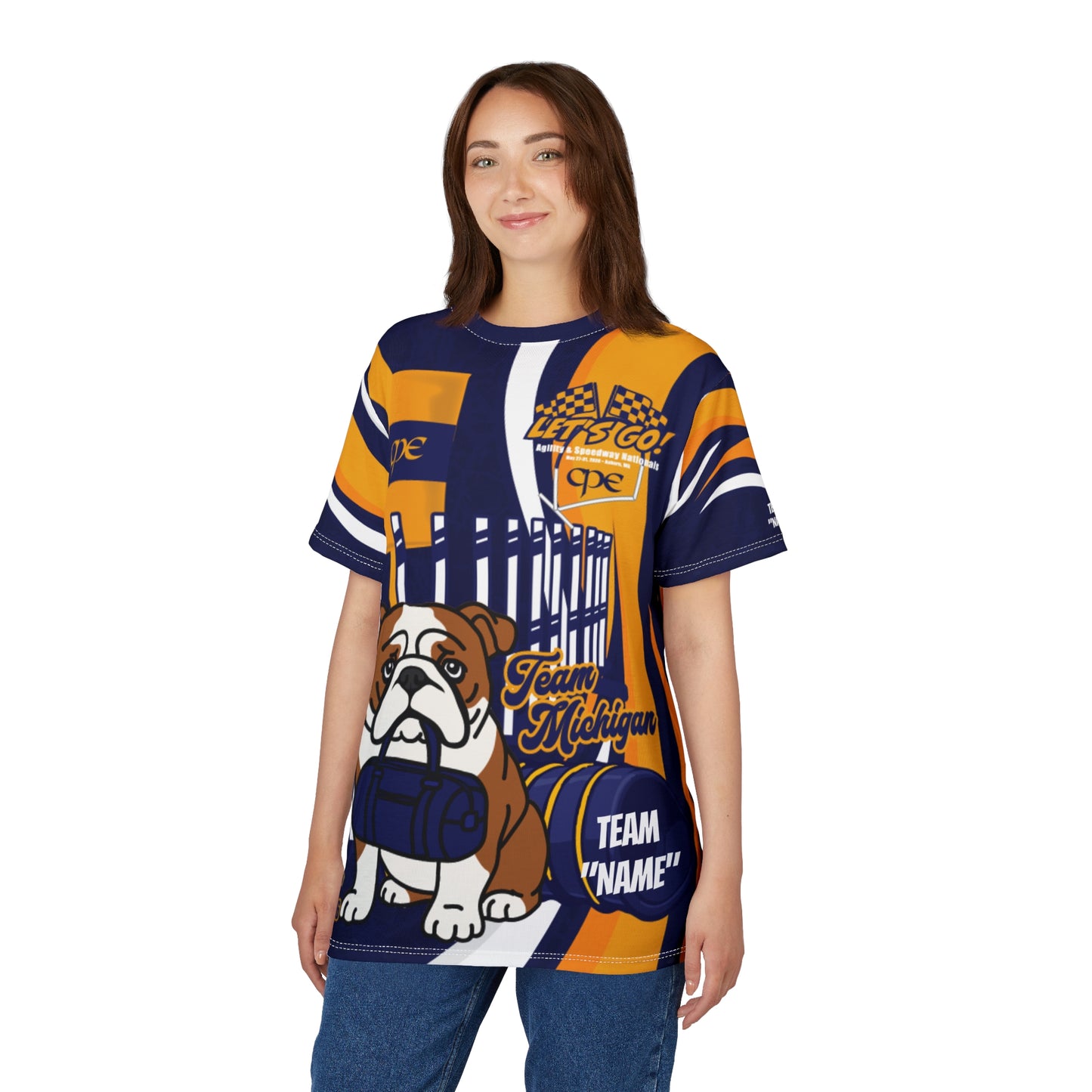 BULLDOG - TEAM MICHIGAN JERSEY - ADD NAME!