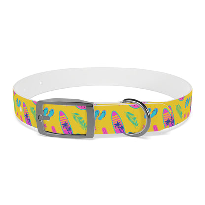 80S Summer Fun  Dog Collar