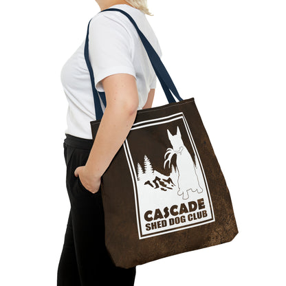 Cascade Shed Dog Club Tote Bag