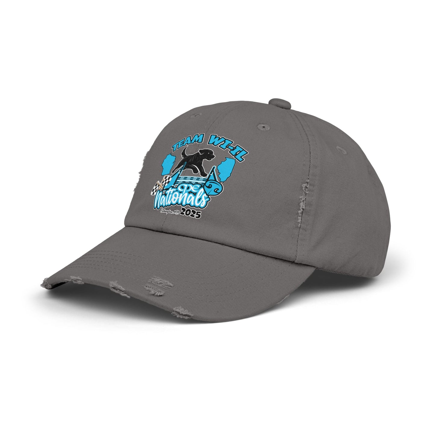 TEAM WI-IL CPE Unisex Distressed Cap