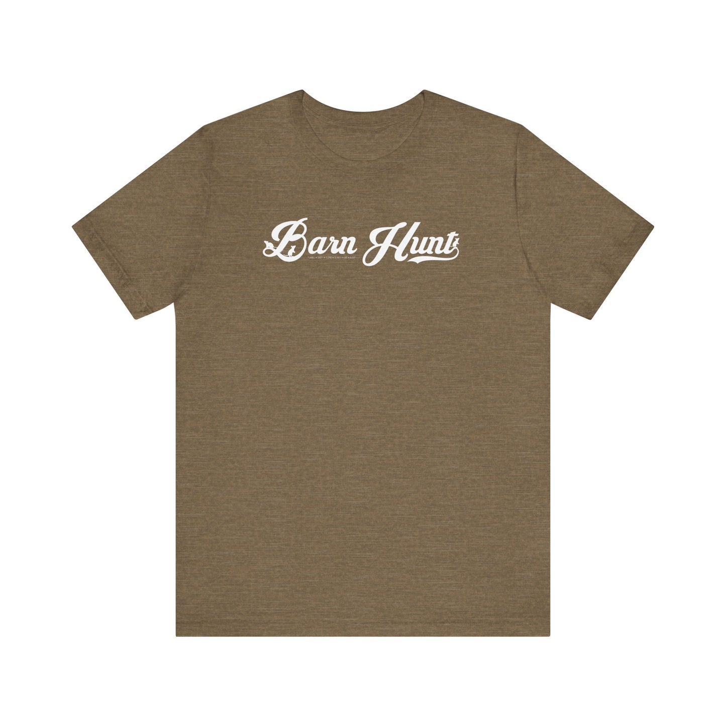 BARN HUNT CLASSIC Unisex Jersey Short Sleeve Tee - BARN HUNT SHIRT